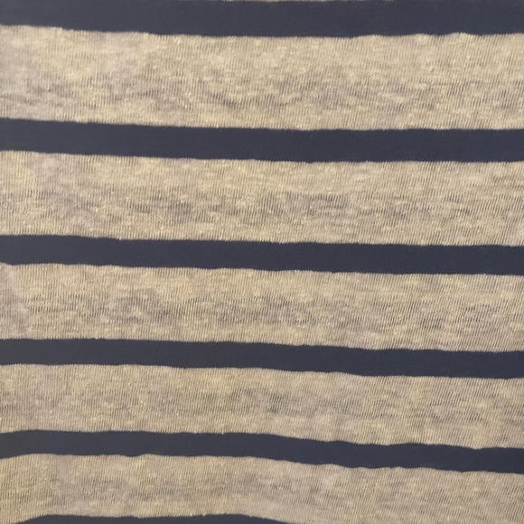 NWT American Eagle long sleeve blue stripped top. Size medium. - Picture 3 of 4